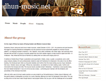 Tablet Screenshot of dhun-music.net